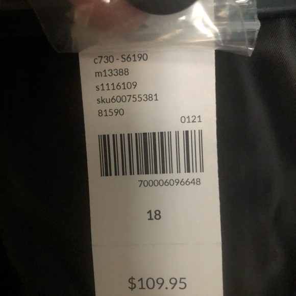 Lane Bryant Faux-Leather Double-Breasted Blazer 18 NWT - Picture 5 of 5